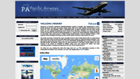 What Pacificairways.net website looked like in 2020 (3 years ago)