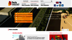 What Parishabitat.fr website looked like in 2020 (3 years ago)