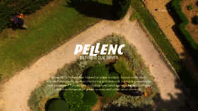 What Pellenc.com website looked like in 2020 (3 years ago)