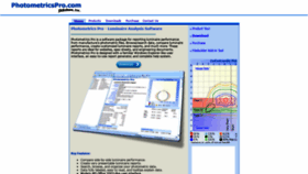 What Photometricspro.com website looked like in 2020 (3 years ago)