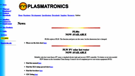 What Plasmatronics.com.au website looked like in 2020 (3 years ago)