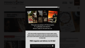 What Persecution.org website looked like in 2020 (3 years ago)