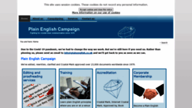 What Plainenglish.co.uk website looked like in 2020 (3 years ago)