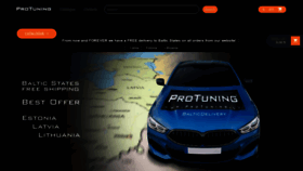 What Protuning.lv website looked like in 2020 (3 years ago)