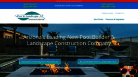 What Poolandlandscapeaz.com website looked like in 2020 (3 years ago)
