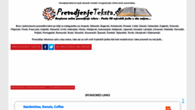 What Prevodjenjeteksta.com website looked like in 2020 (3 years ago)