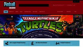 What Pinballheaven.co.uk website looked like in 2020 (4 years ago)