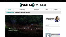 What Politicaemfoco.com website looked like in 2020 (3 years ago)