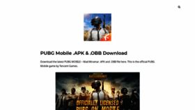 What Pubgapk.com website looked like in 2020 (3 years ago)