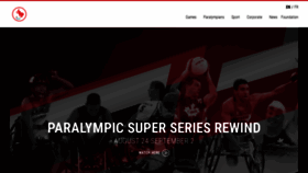 What Paralympic.ca website looked like in 2020 (4 years ago)