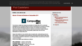 What Podcastellano.es website looked like in 2020 (3 years ago)