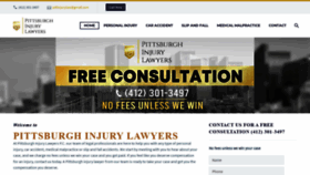 What Pittsburgh-injury-lawyers.com website looked like in 2020 (3 years ago)