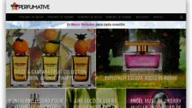 What Perfumative.es website looked like in 2020 (3 years ago)