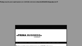 What Primabusiness.at website looked like in 2020 (3 years ago)