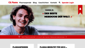 What Plasma-spenden.de website looked like in 2020 (3 years ago)