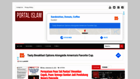 What Portal-islam.id website looked like in 2020 (3 years ago)