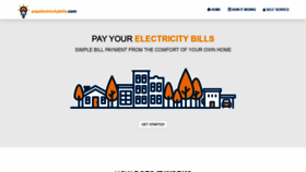 What Payelectricitybills.com website looked like in 2020 (3 years ago)