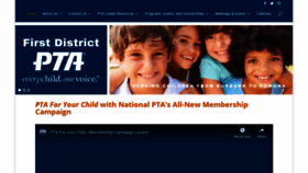 What Pta1.org website looked like in 2020 (3 years ago)