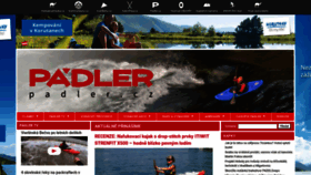 What Padler.cz website looked like in 2020 (3 years ago)