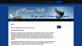 What Pigeonweb.net website looked like in 2020 (3 years ago)