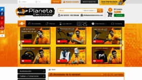 What Planetaelectronico.com website looked like in 2020 (3 years ago)