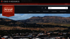 What Pocatello.us website looked like in 2020 (3 years ago)