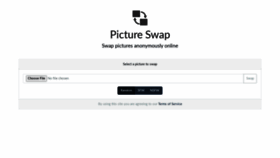 What Pictureswap.co website looked like in 2020 (3 years ago)