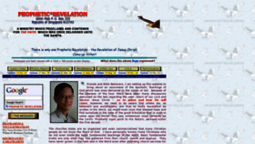 What Propheticrevelation.net website looked like in 2020 (3 years ago)