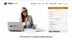 What Prace.edu.pl website looked like in 2020 (3 years ago)