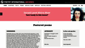 What Poetryinternationalweb.net website looked like in 2020 (3 years ago)