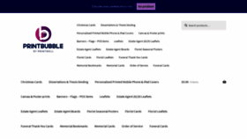 What Printbubble.co.uk website looked like in 2020 (3 years ago)