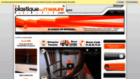 What Plastiquesurmesure.com website looked like in 2020 (3 years ago)