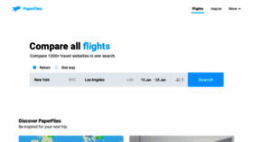 What Paperflies.com website looked like in 2020 (3 years ago)