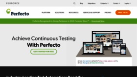 What Perfectomobile.com website looked like in 2020 (3 years ago)