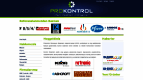 What Prokontrol.com.tr website looked like in 2020 (3 years ago)