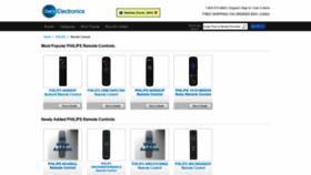 What Philipsremotes.com website looked like in 2020 (3 years ago)