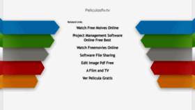What Peliculasflv.tv website looked like in 2020 (3 years ago)