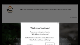 What Pearlfineteas.com website looked like in 2020 (3 years ago)