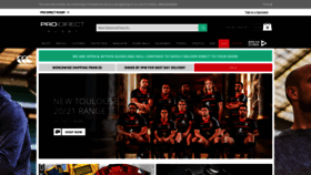 What Prodirectrugby.com website looked like in 2020 (3 years ago)