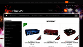 What Pyrostav.cz website looked like in 2020 (3 years ago)