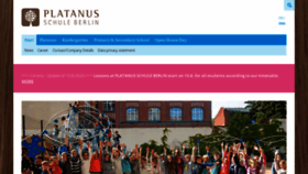 What Platanus-schule.de website looked like in 2020 (3 years ago)