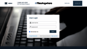 What Personal.filesanywhere.com website looked like in 2020 (3 years ago)