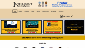What Prutor.ai website looked like in 2020 (3 years ago)