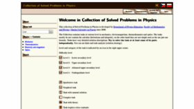 What Physicstasks.eu website looked like in 2020 (3 years ago)