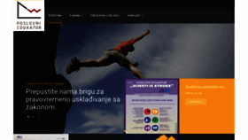 What Poslovni-edukator.hr website looked like in 2020 (3 years ago)