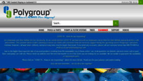 What Polygroupstore.com website looked like in 2020 (3 years ago)