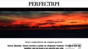 What Perfectrip.com.br website looked like in 2020 (3 years ago)