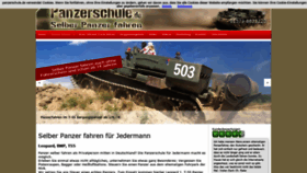 What Panzerschule.de website looked like in 2020 (3 years ago)