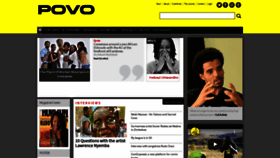 What Povo.co.zw website looked like in 2020 (3 years ago)