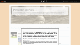 What Passioncourses.fr website looked like in 2020 (3 years ago)